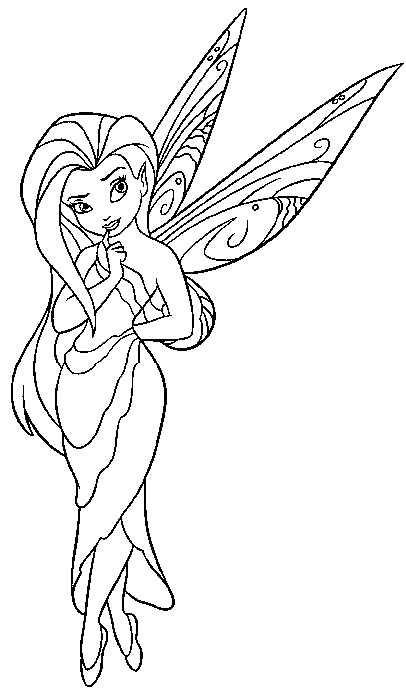 Coloring page: Fairy (Characters) #95908 - Free Printable Coloring Pages