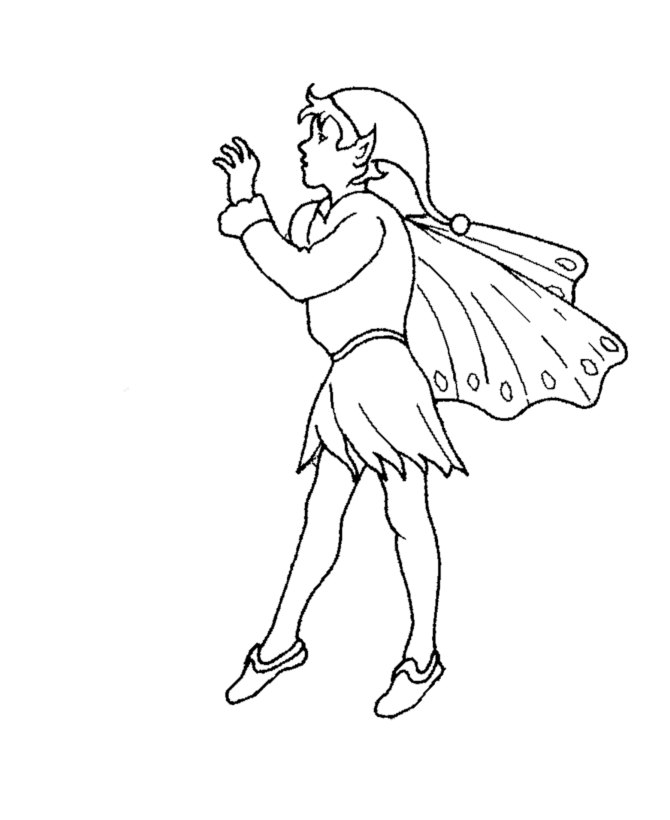 Coloring page: Fairy (Characters) #95911 - Free Printable Coloring Pages