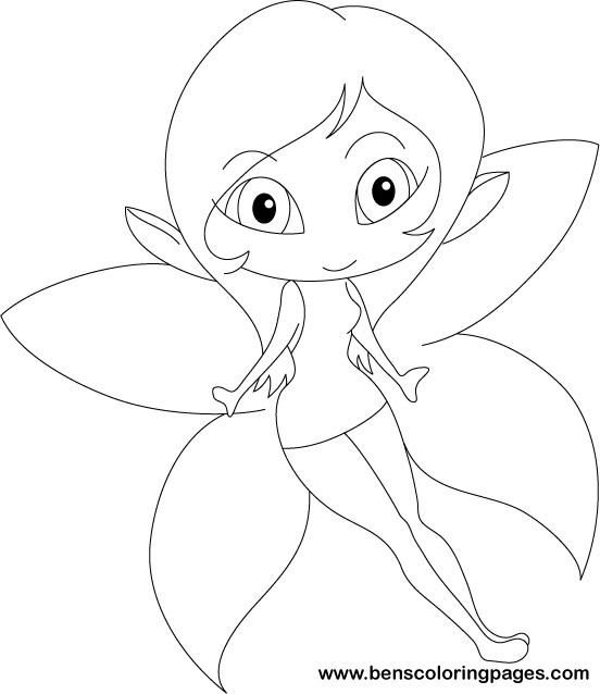 Coloring page: Fairy (Characters) #95929 - Free Printable Coloring Pages