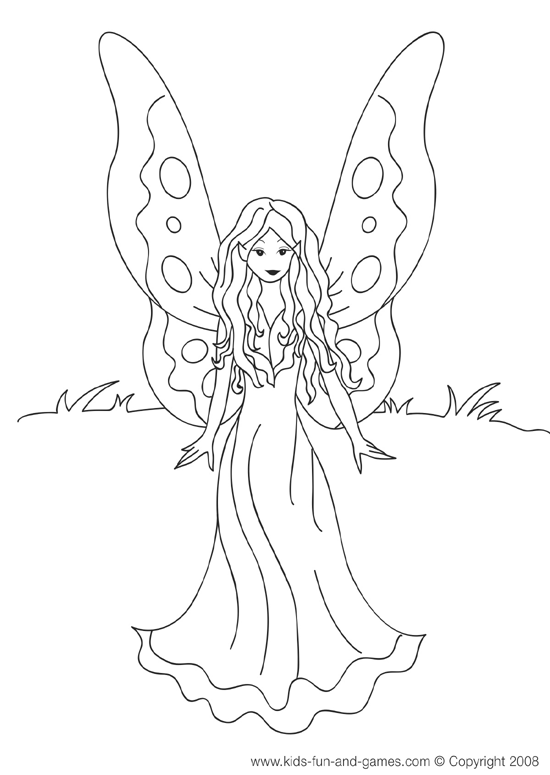 Coloring page: Fairy (Characters) #95931 - Printable coloring pages