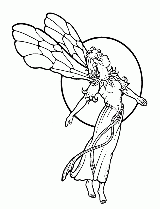 Coloring page: Fairy (Characters) #95952 - Free Printable Coloring Pages