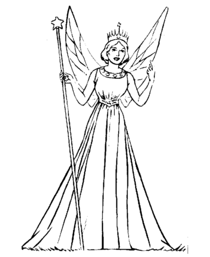 Coloring page: Fairy (Characters) #95980 - Free Printable Coloring Pages
