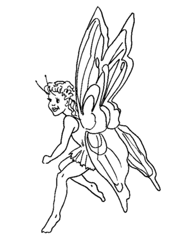 Coloring page: Fairy (Characters) #95995 - Free Printable Coloring Pages