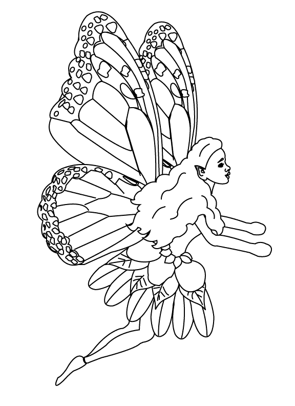 Coloring page: Fairy (Characters) #96010 - Free Printable Coloring Pages