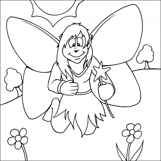 Coloring page: Fairy (Characters) #96014 - Free Printable Coloring Pages