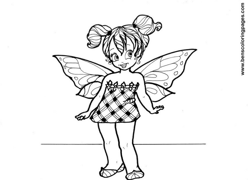 Coloring page: Fairy (Characters) #96036 - Free Printable Coloring Pages