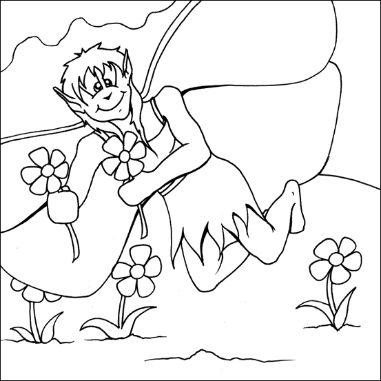 Coloring page: Fairy (Characters) #96038 - Free Printable Coloring Pages