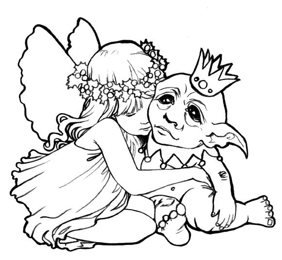 Coloring page: Fairy (Characters) #96062 - Printable coloring pages
