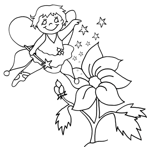 Coloring page: Fairy (Characters) #96076 - Free Printable Coloring Pages