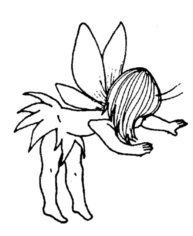 Coloring page: Fairy (Characters) #96086 - Free Printable Coloring Pages
