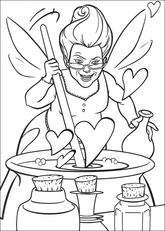 Coloring page: Fairy (Characters) #96097 - Free Printable Coloring Pages