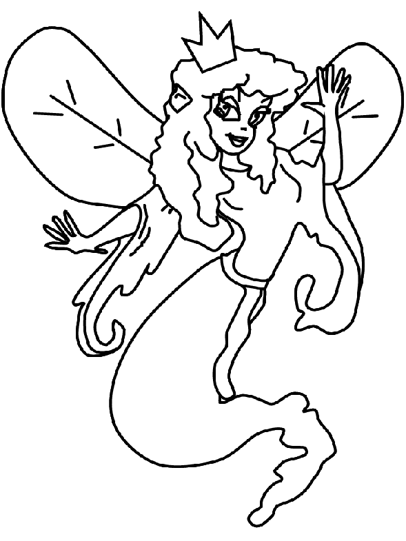 Coloring page: Fairy (Characters) #96113 - Free Printable Coloring Pages