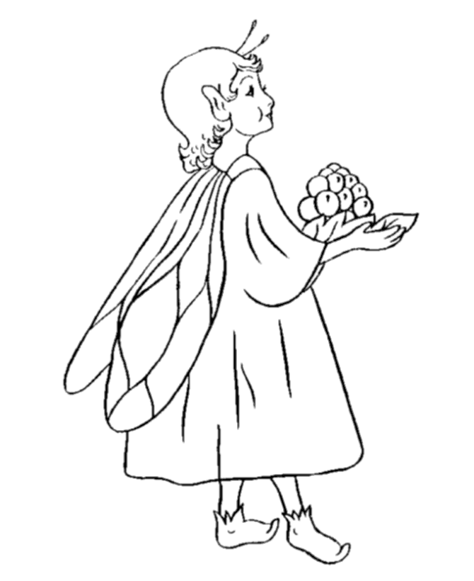 Coloring page: Fairy (Characters) #96126 - Free Printable Coloring Pages