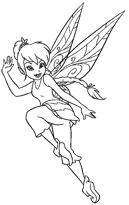 Coloring page: Fairy (Characters) #96130 - Free Printable Coloring Pages