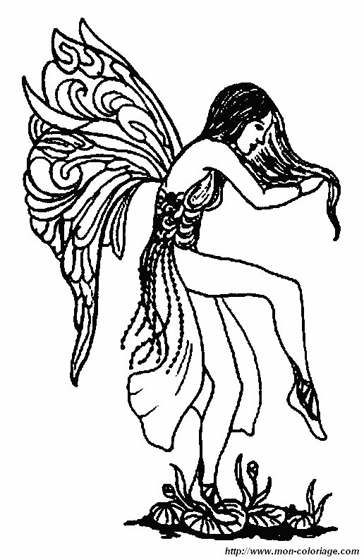 Coloring page: Fairy (Characters) #96141 - Free Printable Coloring Pages