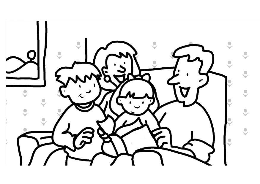 Coloring page: Family (Characters) #95078 - Printable coloring pages