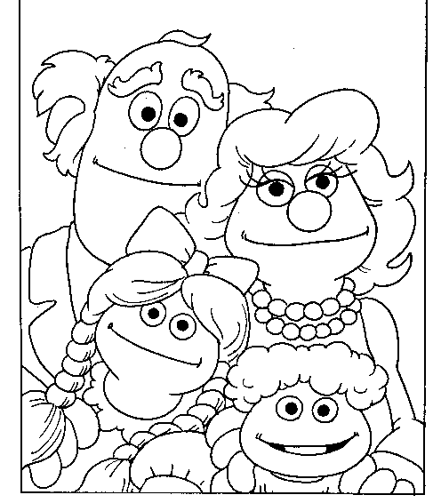 Coloring page: Family (Characters) #95079 - Printable coloring pages