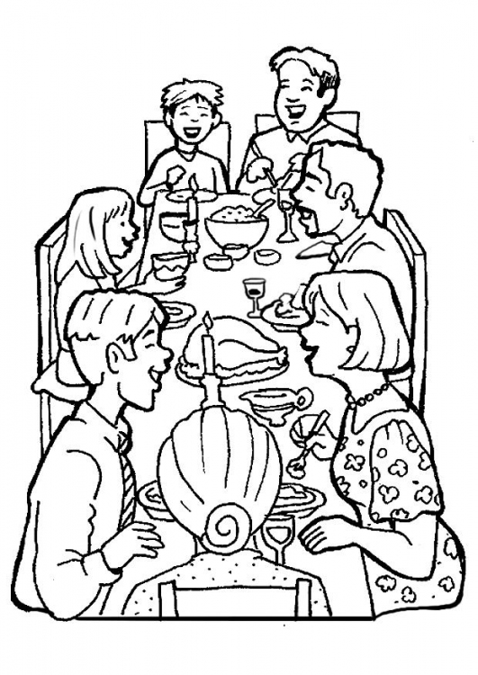 Coloring page: Family (Characters) #95080 - Free Printable Coloring Pages