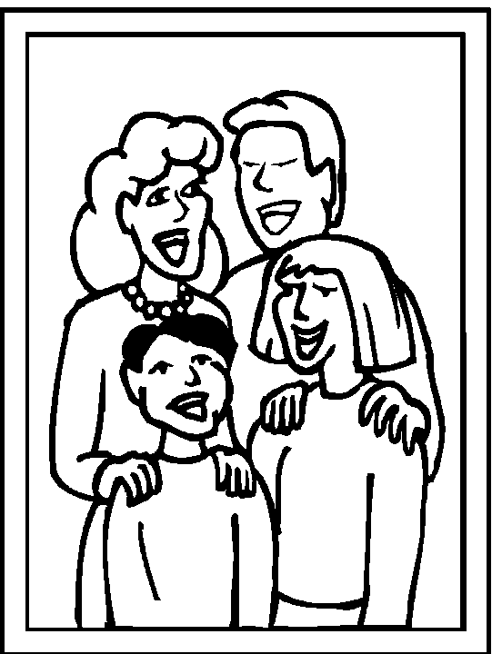 Coloring page: Family (Characters) #95094 - Free Printable Coloring Pages