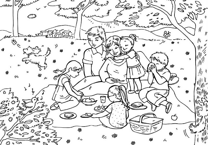 Coloring page: Family (Characters) #95103 - Free Printable Coloring Pages