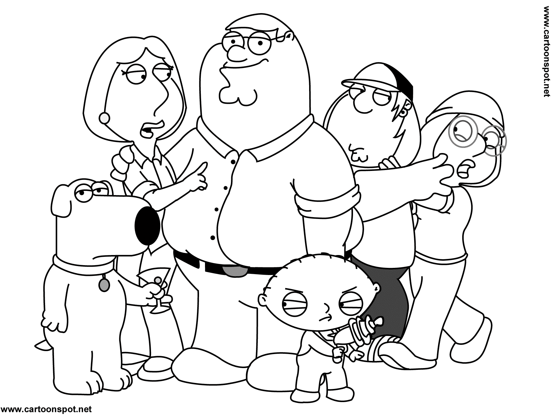 Coloring page: Family (Characters) #95105 - Free Printable Coloring Pages