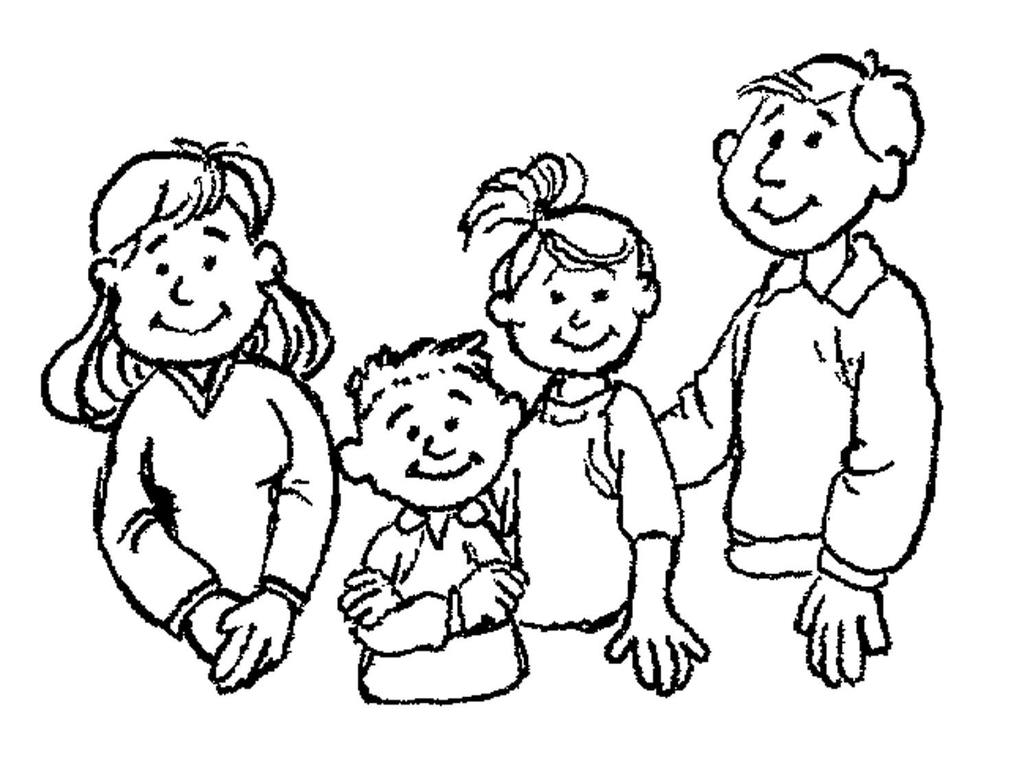 Coloring page: Family (Characters) #95106 - Free Printable Coloring Pages
