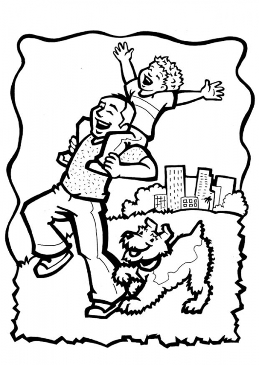 Coloring page: Family (Characters) #95110 - Printable coloring pages