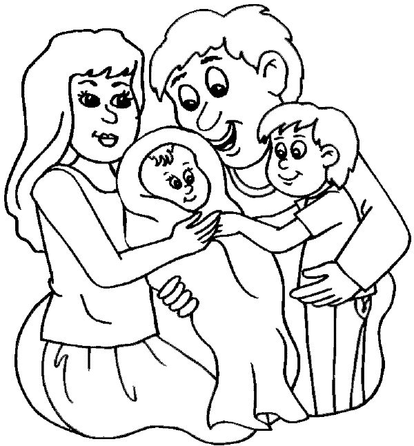 Coloring page: Family (Characters) #95117 - Free Printable Coloring Pages