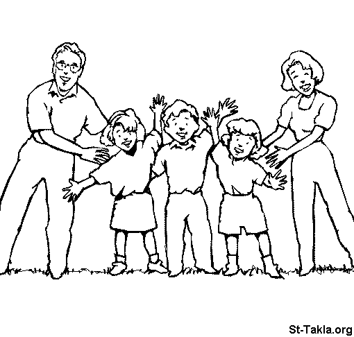 Coloring page: Family (Characters) #95132 - Free Printable Coloring Pages