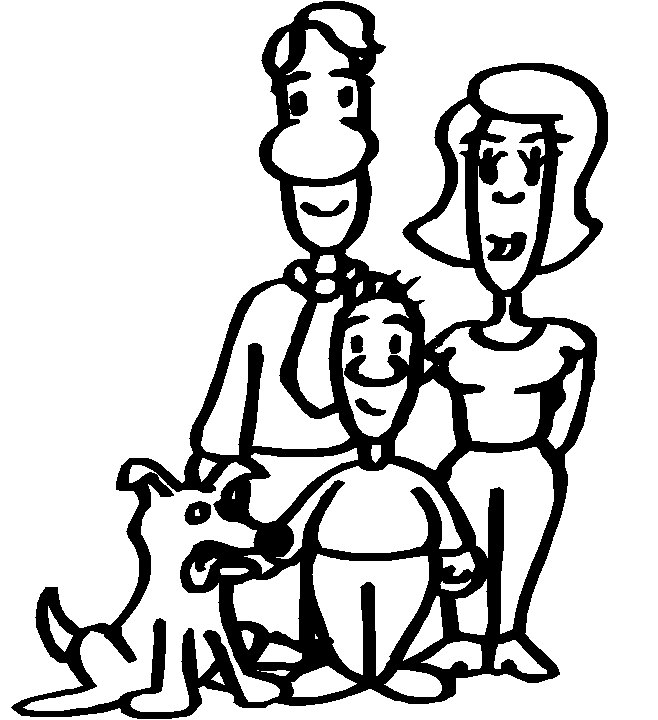 Coloring page: Family (Characters) #95181 - Free Printable Coloring Pages