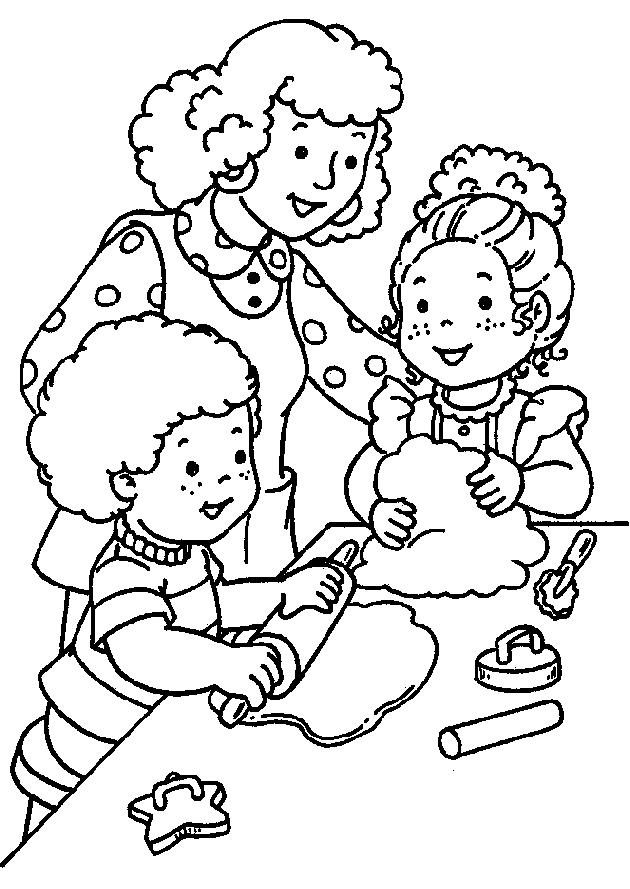 Coloring page: Family (Characters) #95207 - Free Printable Coloring Pages