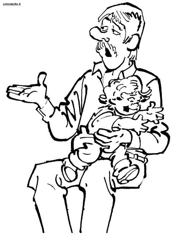 Coloring page: Family (Characters) #95219 - Free Printable Coloring Pages