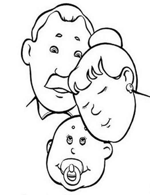 Coloring page: Family (Characters) #95222 - Free Printable Coloring Pages