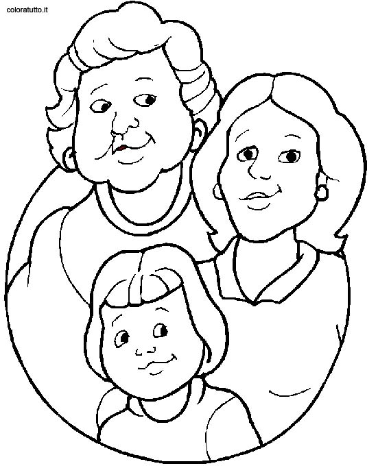 Coloring page: Family (Characters) #95226 - Free Printable Coloring Pages