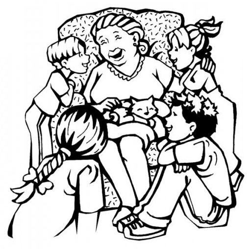 Coloring page: Family (Characters) #95242 - Printable coloring pages