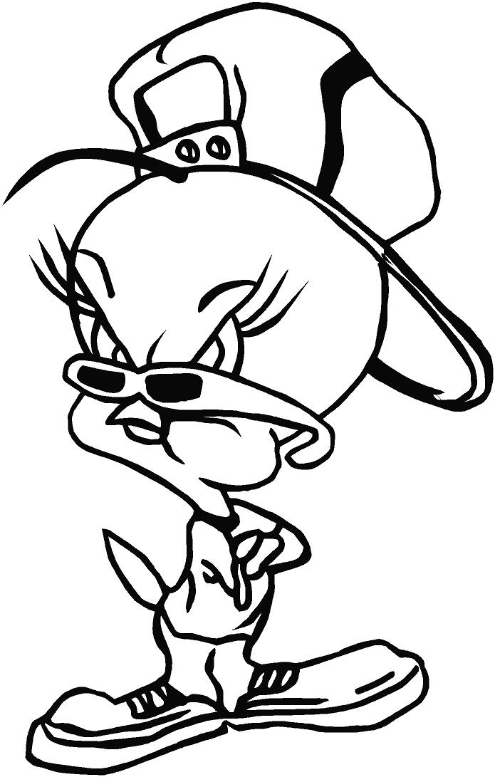 Gangster Cartoon Characters Coloring Pages