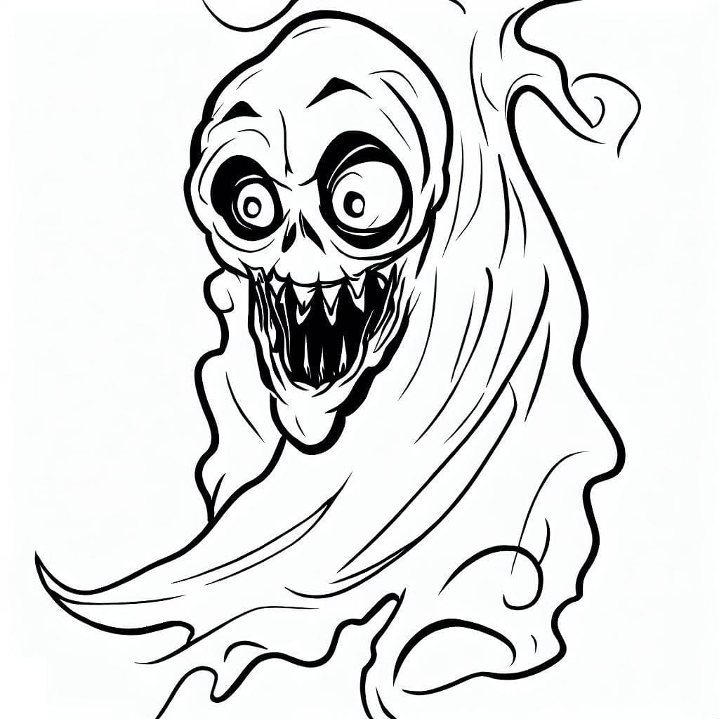 Free printable Ghost coloring page #189378 from Characters collection Free printable Ghost coloring page #189378 from Characters collection