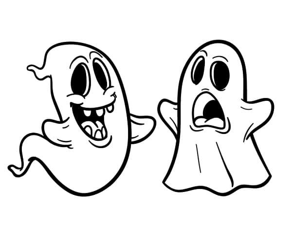 Free printable Ghost coloring page #189385 from Characters collection