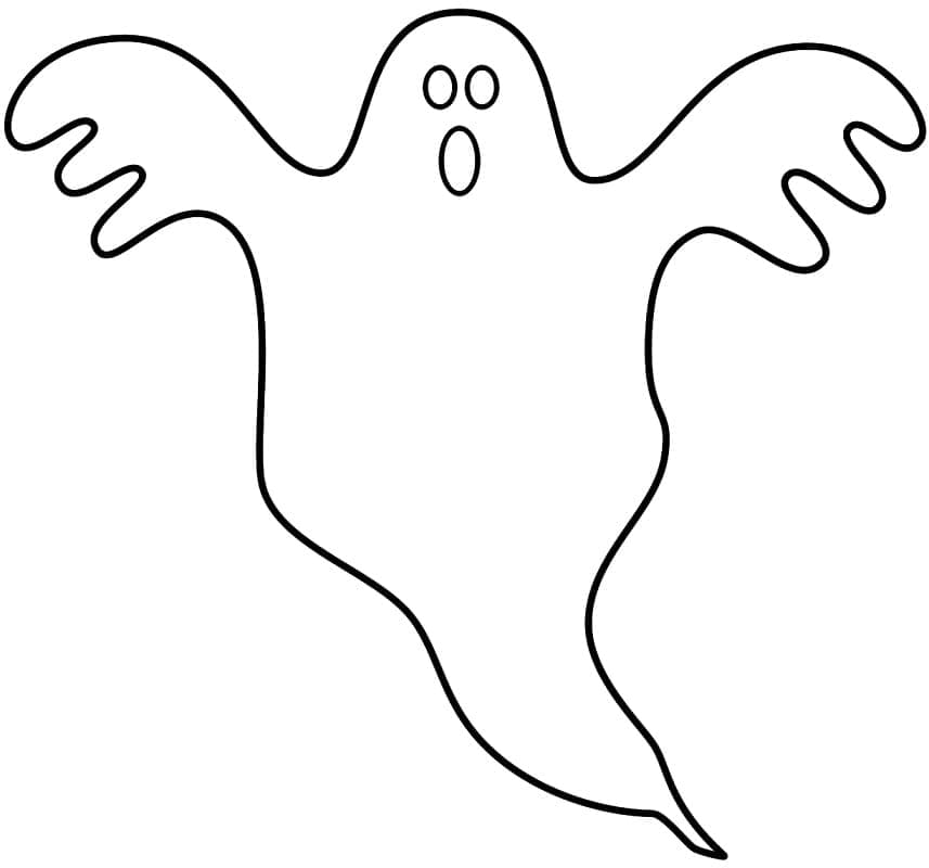 Free printable Ghost coloring page #189402 from Characters collection