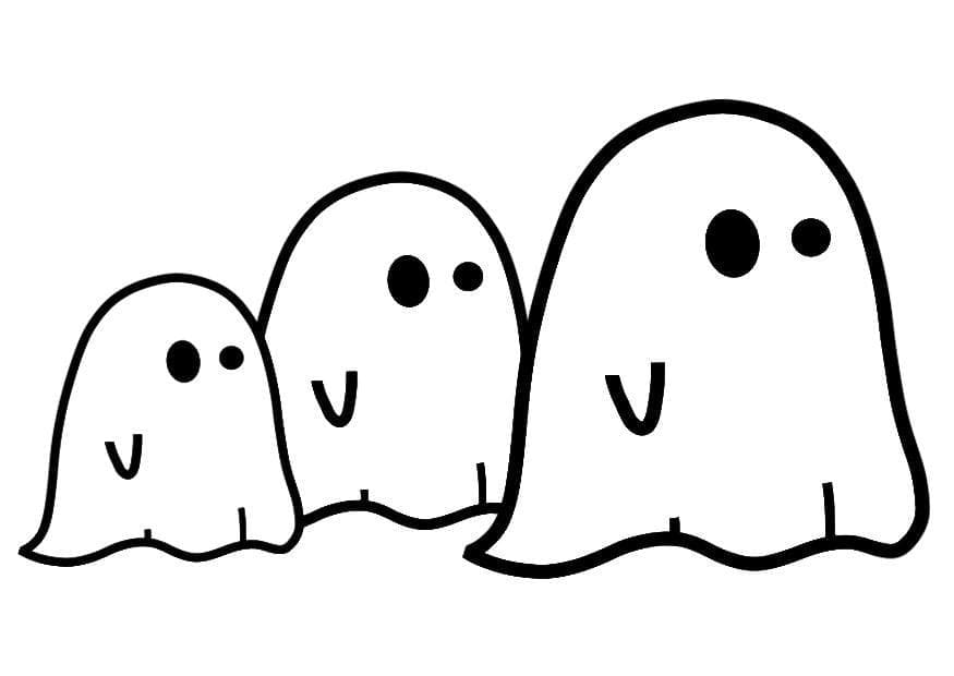 Free printable Ghost coloring page #189418 from Characters collection