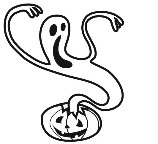 Coloring page: Ghost (Characters) #95442 - Free Printable Coloring Pages