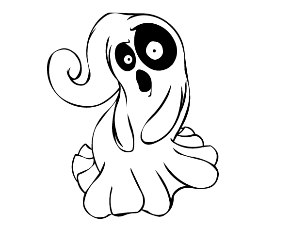 Coloring page: Ghost (Characters) #95447 - Free Printable Coloring Pages