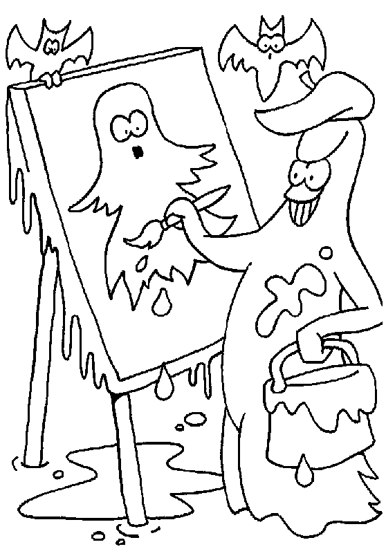 Coloring page: Ghost (Characters) #95455 - Free Printable Coloring Pages
