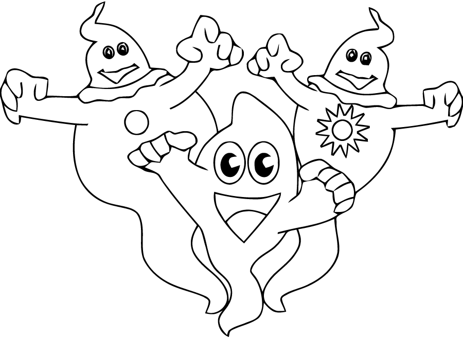 Coloring page: Ghost (Characters) #95465 - Printable coloring pages