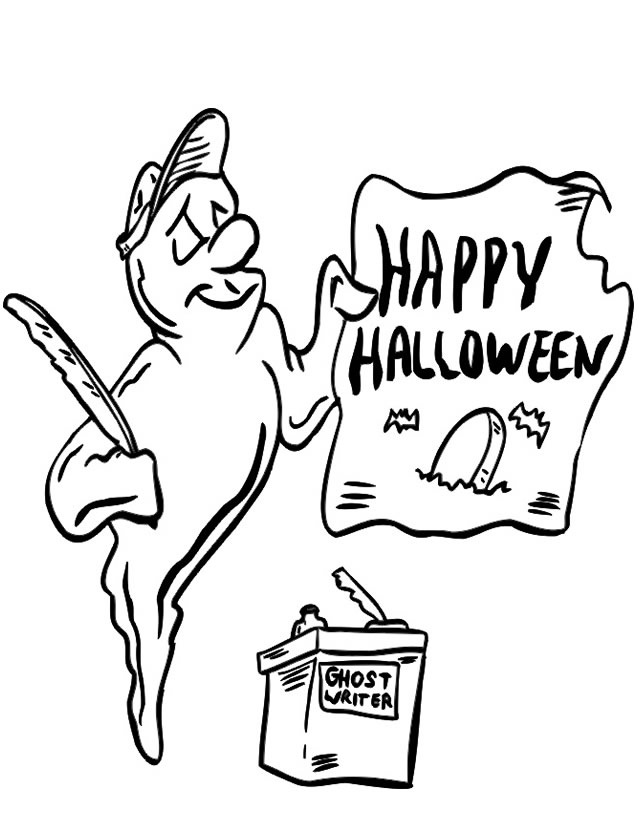 Coloring page: Ghost (Characters) #95485 - Printable coloring pages