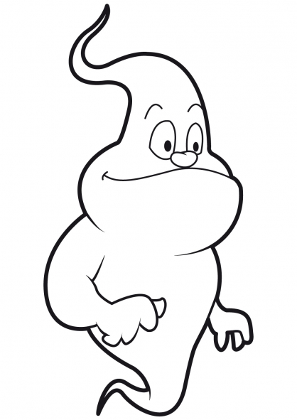 Coloring page: Ghost (Characters) #95550 - Free Printable Coloring Pages