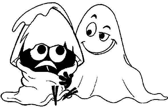 Coloring page: Ghost (Characters) #95570 - Free Printable Coloring Pages