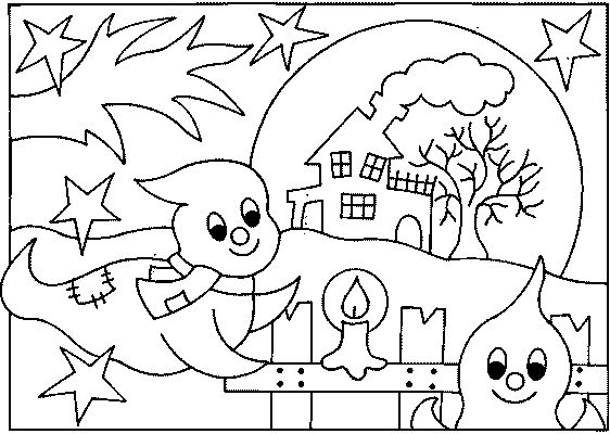 Coloring page: Ghost (Characters) #95586 - Free Printable Coloring Pages