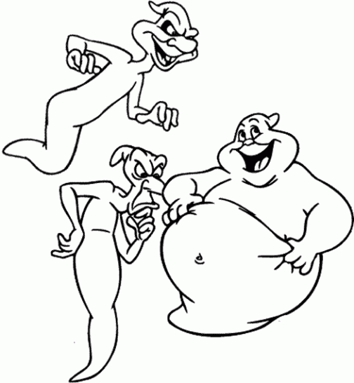 Coloring page: Ghost (Characters) #95696 - Free Printable Coloring Pages