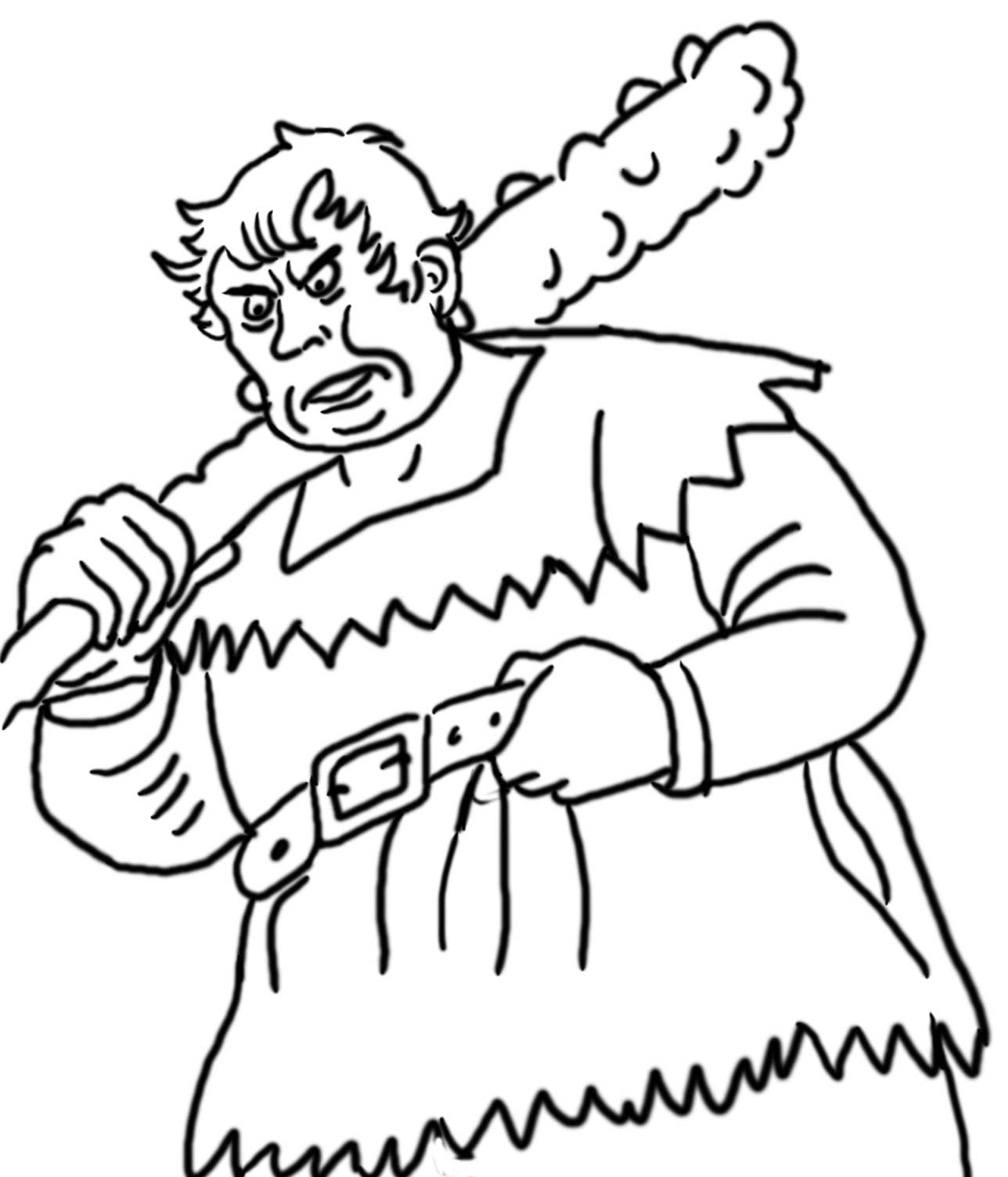 Drawing Giant 20 Characters – Printable coloring pages